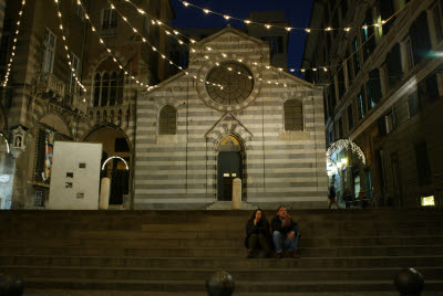 Wandering Genoa at Night